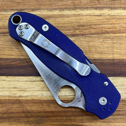 Spyderco C223GPDBL Paramilitary 3 Dark Blue CPM-S110V