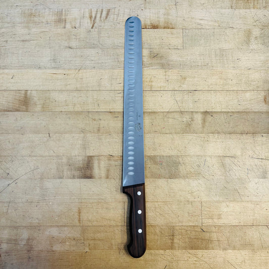 Victorinox Rosewood 14" Extra-Tall Roast Beef Slicing Knife w/ Hollow-Ground