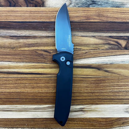 Pro-Tech Les George Rockeye 3.5" Auto w/ Black Aluminum Handle