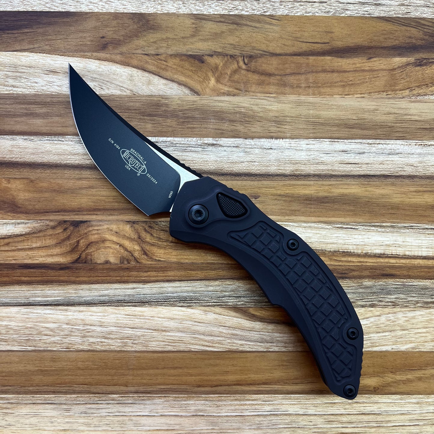 Microtech Bastinelli Brachial S/E  3.5" Tactical Auto Folding Knife