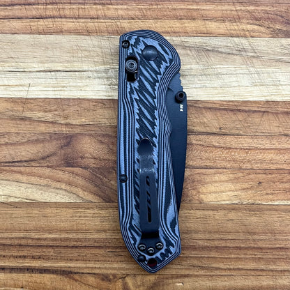 Benchmade Freek 3.6" Folding Knife w/ Grey/Black G10 Handles
