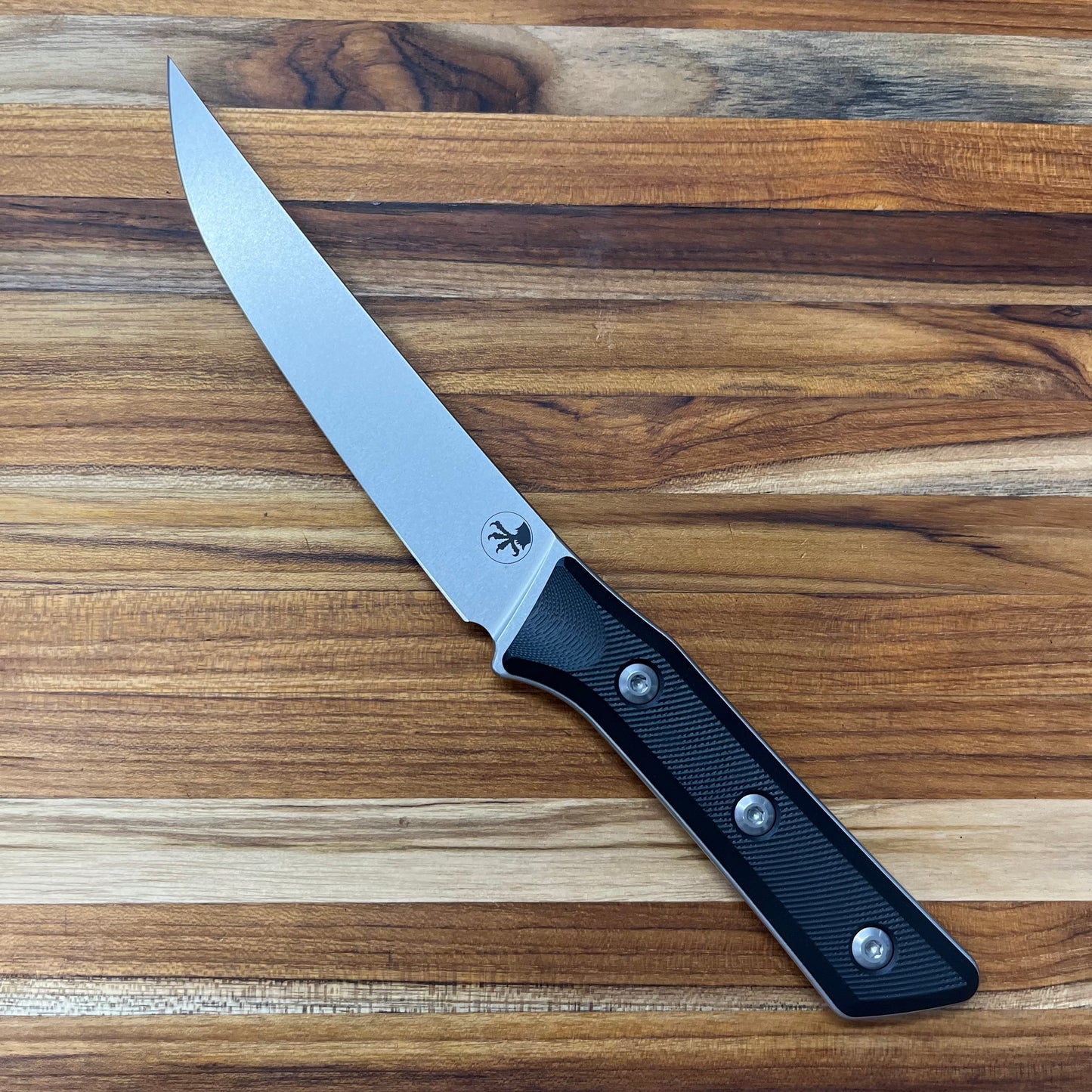 Microtech Culinary 6" Boning Knife w/ Black G10 Handle