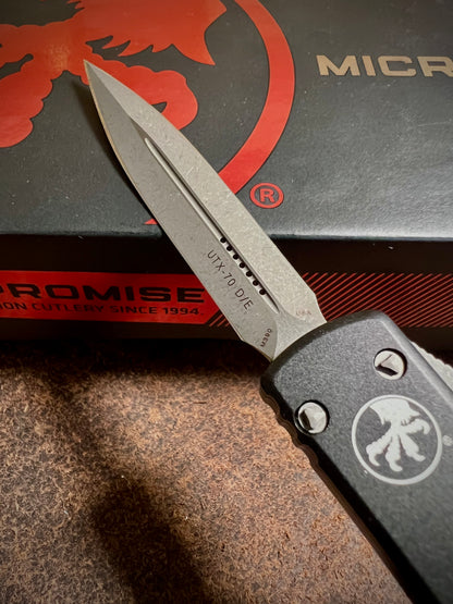 Microtech 147-10AP UTX-70 D/E Apocalyptic Standard OTF Auto