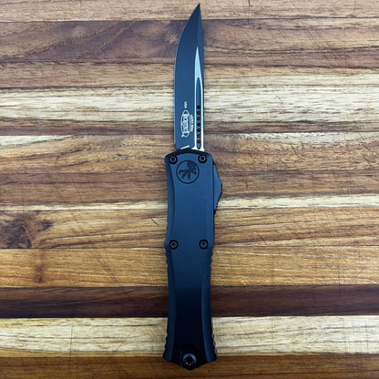Microtech Hera II Mini S/E 3" Tactical OTF w/ Black Aluminum Handle