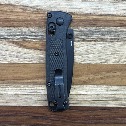 Benchmade Mini Bugout 2.85" Folding Knife w/ Black CF-Elite Handle