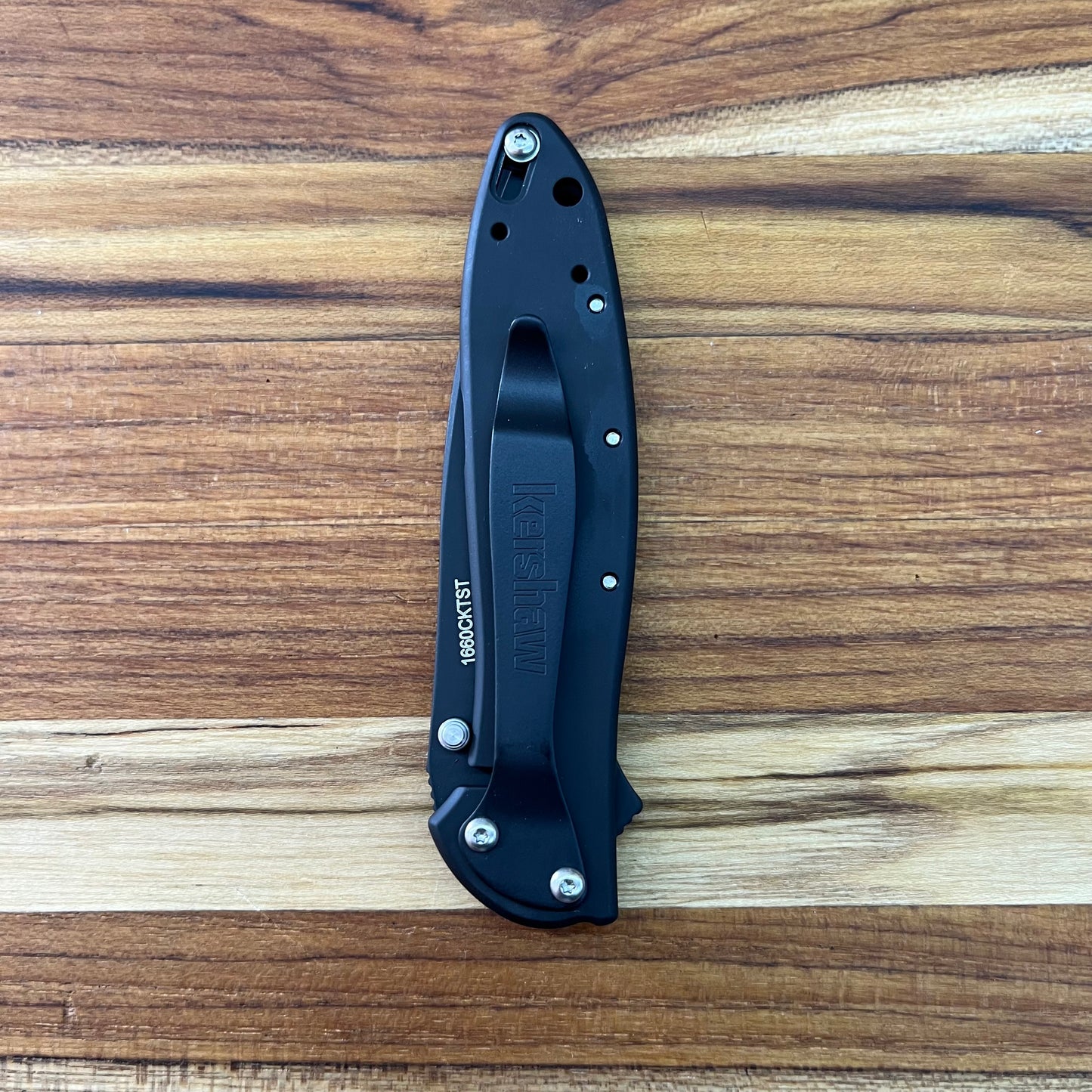 Kershaw Leek (P/S) 3" Flipping Knife w/ Black Blade & Aluminum Handle