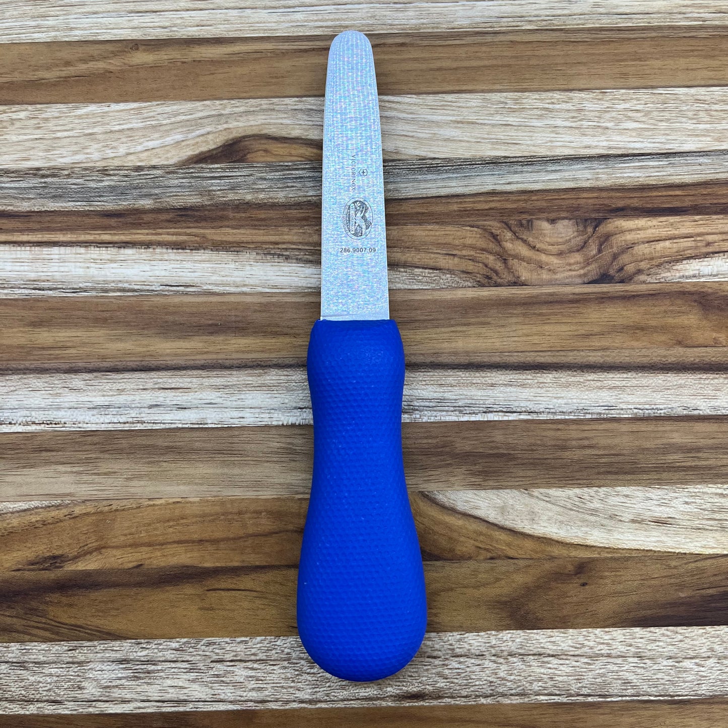 Victorinox 3.5" Wide Clam Knife w/ Blue SuperGrip