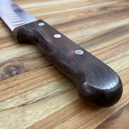Victorinox Rosewood 10" Extra-Tall Roast Beef Slicing Knife w/ Hollow-Ground