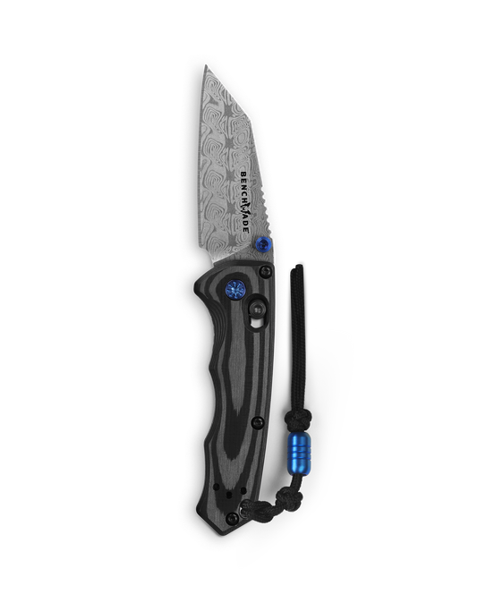 Benchmade 2024 Gold Class Full Immunity 2.5" Folding Knife w/ Damasteel & Carbon Fiber Handle