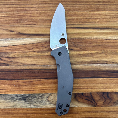 Spyderco SpydieChef Grey Titanium Folder