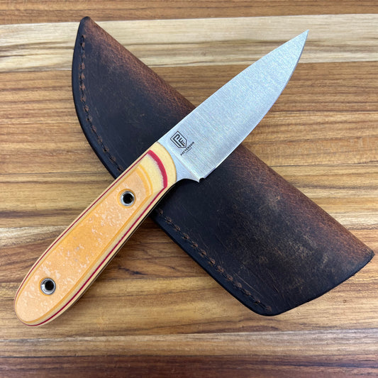 Patterson Forge 70mm (2.75") Fixed Blade w/ Paper G-Carta Handle