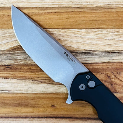 Pro-Tech Mordax 3.5" Flipping Knife w/ Black Aluminum Handle