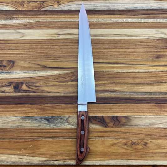 Kikuichi Elite Warikomi Gold 240mm (9.5") Sujihiki