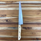 Meglio Blade Show Custom 10" Satin K-Tip Sujihiki w/ S-Grind & Fiddleback Box Elder Handle