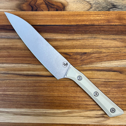Microtech Culinary 6" Utility Knife w/ Ivory G10 Handle