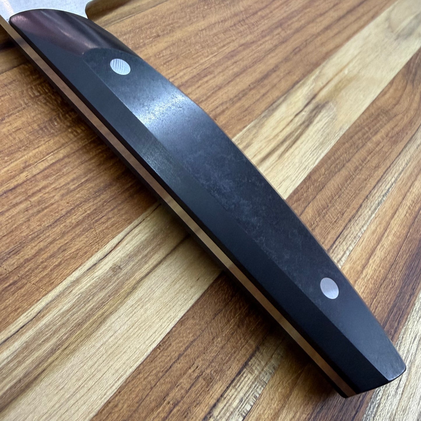 Patterson Forge Production 200mm (8") Chef's Knife w/ Basalt Richlite Handle