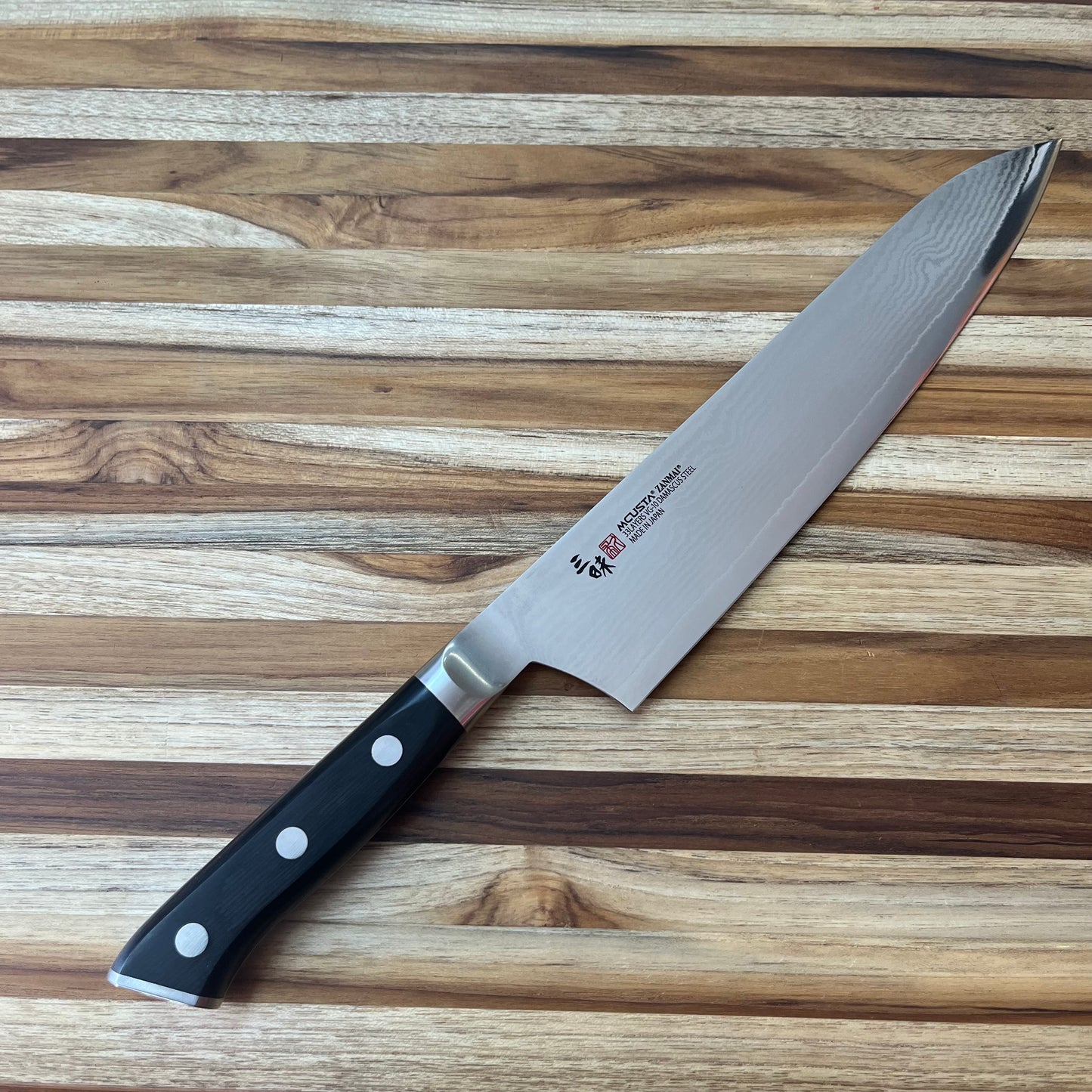 Mcusta Zanmai Classic Damascus Pakka 240mm (9.5") Gyuto