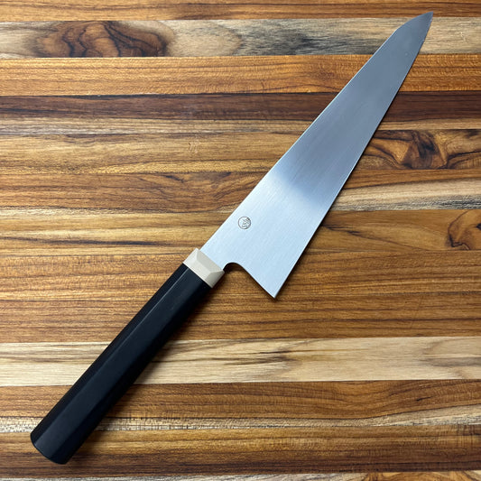 Enceladus 210mm (8.25") Gyuto w/ Gaboon Ebony & Paper Micarta Handle