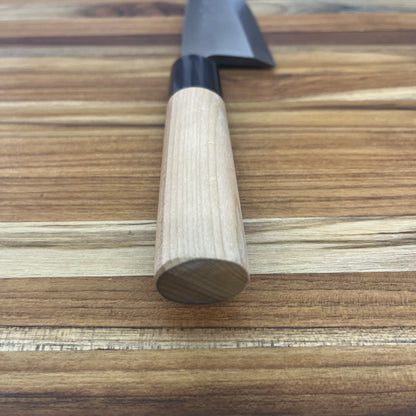 *Discontinued* Kikuichi Elite Warikomi Gold 150mm (6") Deba w/ Ho-Wood Handle