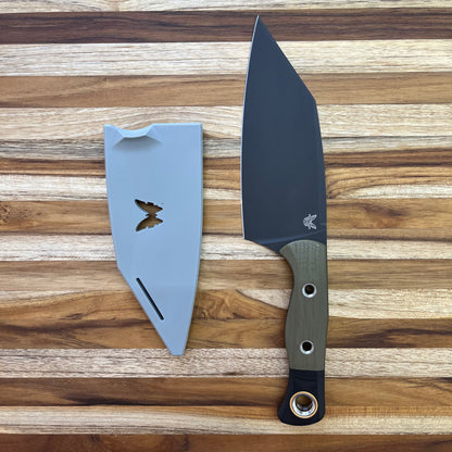 Benchmade Kitchen Knives 6" Station Knife w/ OD Green & Black G10 Handle