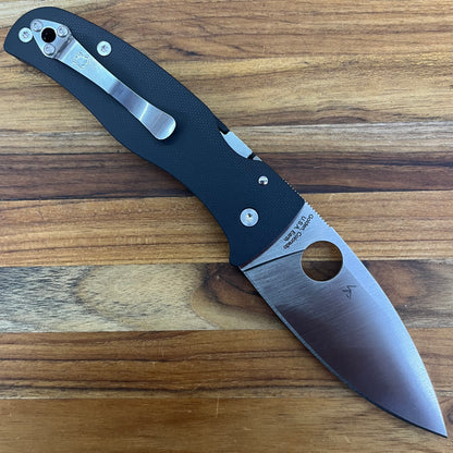 Spyderco Bodacious 3.5" Folding Knife w/ Black G10 Handle