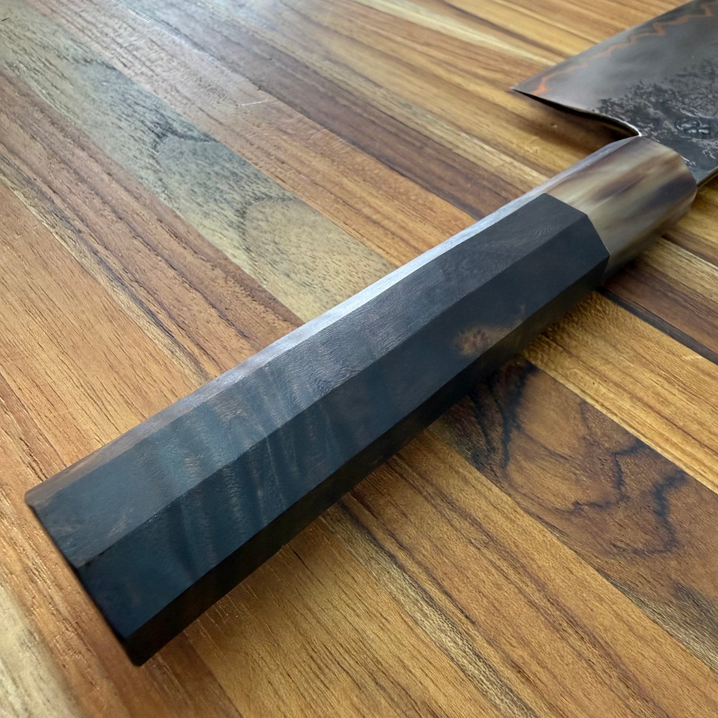 Tung Dao Custom 175mm (6.75")  Nakiri w/ Kháo Burl Wa Handle