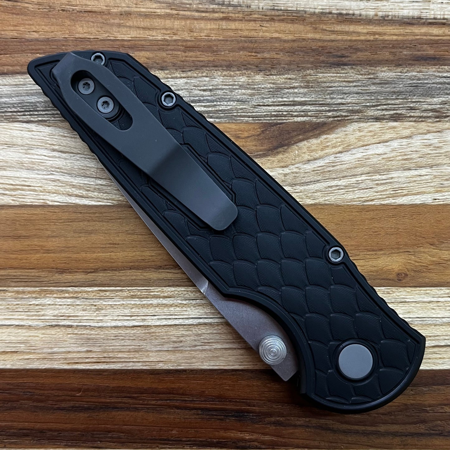 Pro-Tech TR-3 Integrity 3.5" Folding Knife w/ Reptile Black Handle