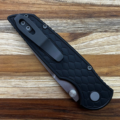 Pro-Tech TR-3 Integrity 3.5" Folding Knife w/ Reptile Black Handle
