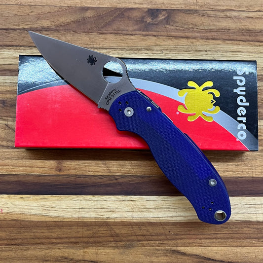 Spyderco C223GPDBL Paramilitary 3 Dark Blue CPM-S110V