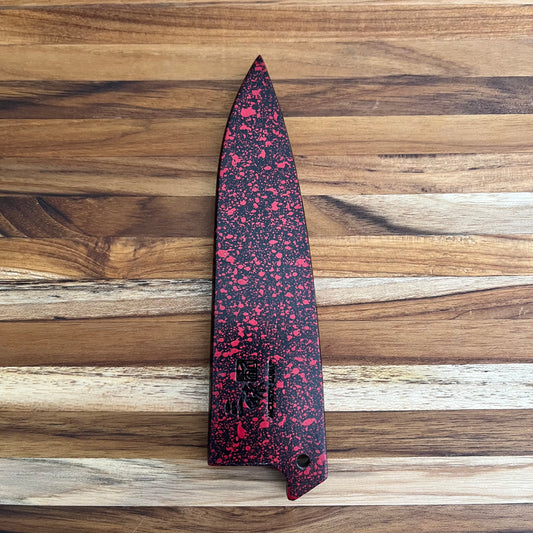 Mcusta Zanmai Red Lacquer 110mm (4.25") Petty Saya w/ Pin