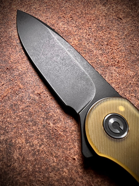 Civivi C907A-5 Elementum Ultem Handle 2.96" Black Stonewash D2 Flipper Knife
