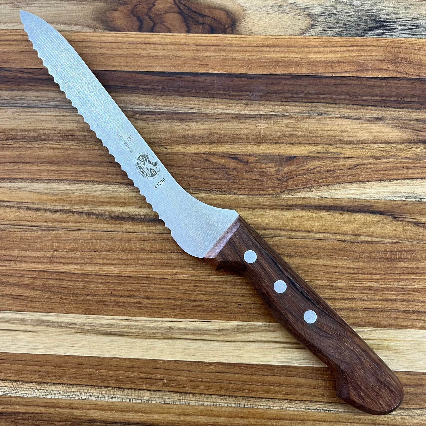 Victorinox Rosewood 7.5" Offset Bread Knife