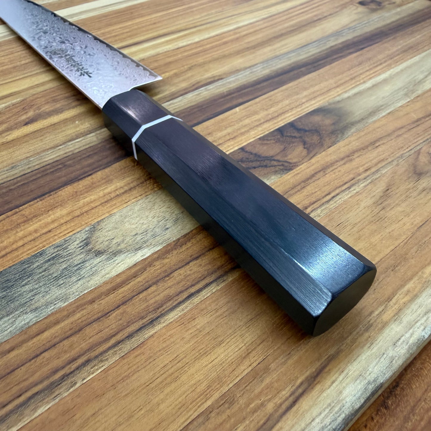 Kikuichi ZA69 Layer Damascus 240mm (9.5") Sujihiki