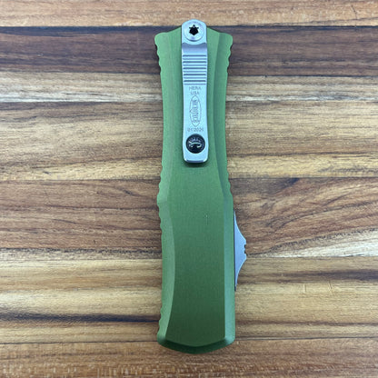 Microtech Hera II Mini D/E 3" OTF w/ OD Green Aluminum Handle
