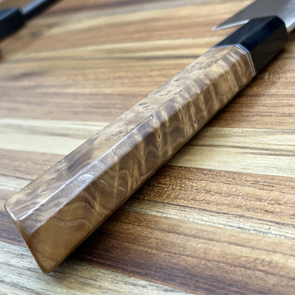 Alfredo Faccipieri ONE 190mm (7.5") Gyuto w/ MagnaCut & Stabilized Alder Burl Handle
