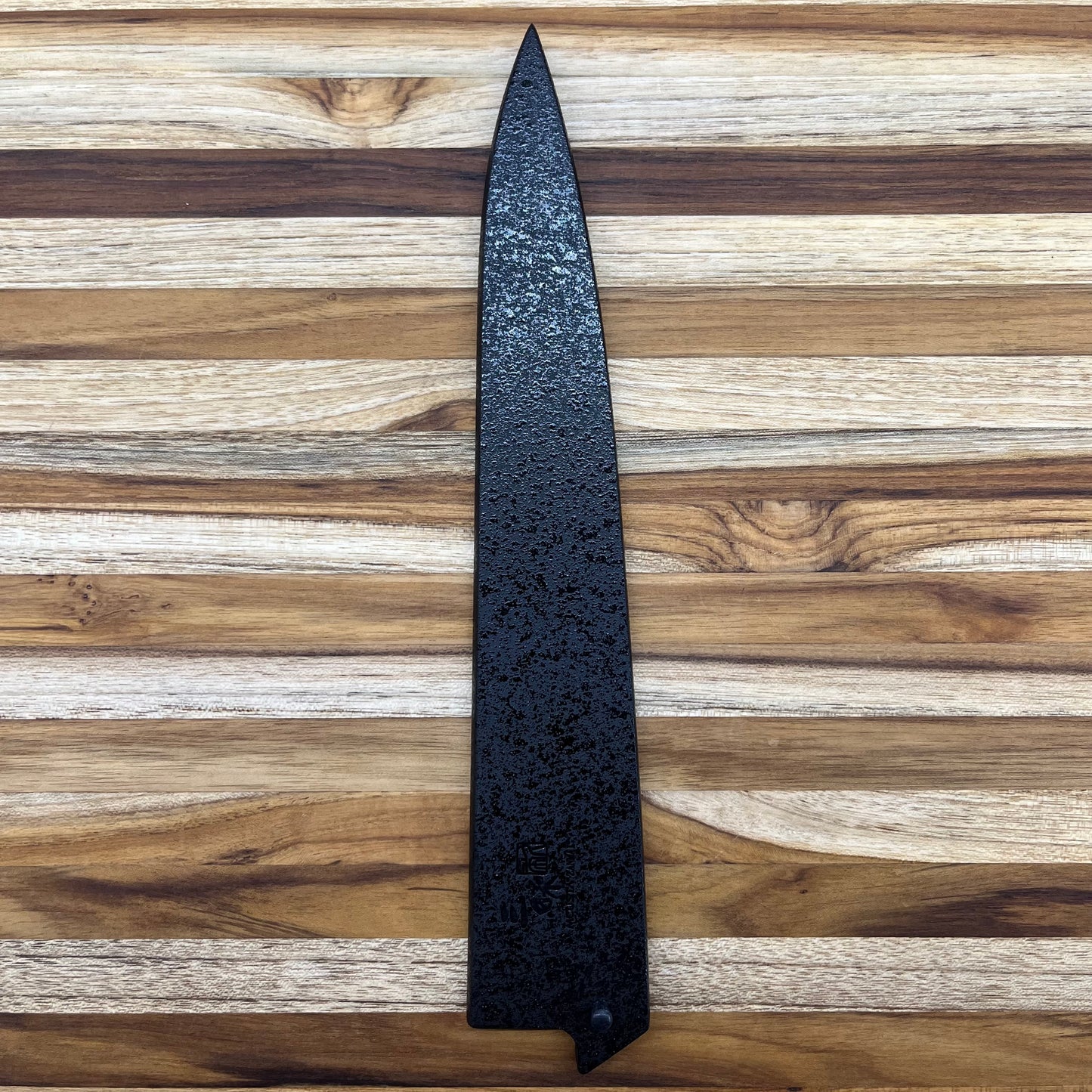 Mcusta Zanmai Black Lacquer 240mm (9.5") Sujihiki Saya w/ Pin