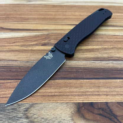 Benchmade Bugout Vapyr 3.25" Folding Knife w/ Black Milled Aluminum Handle