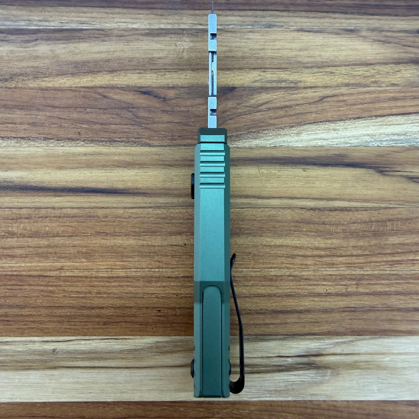 Reate Exo-U Gravity 2.5" Utility Knife w/ Green Diamond Handle