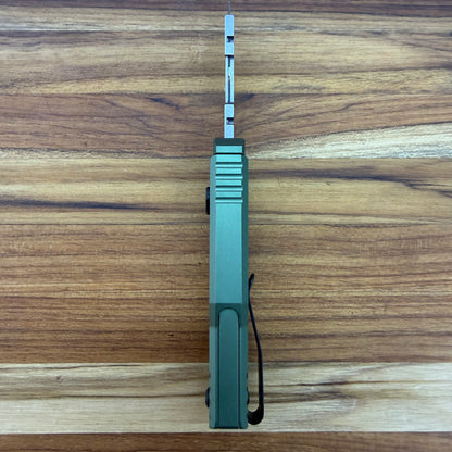Reate Exo-U Gravity 2.5" Utility Knife w/ Green Diamond Handle