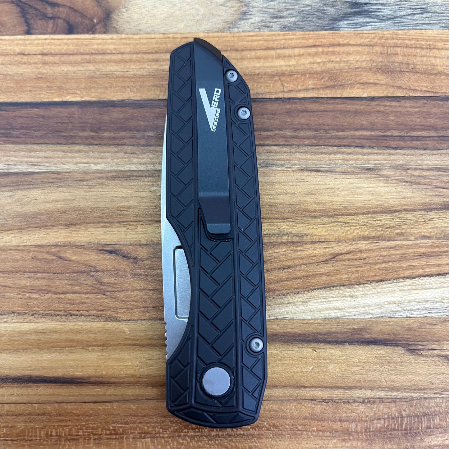 Pro-Tech Vero Synapse 2 3.5" Auto w/ Black Herringbone Textured Aluminum Handle
