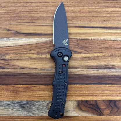 Benchmade Mini Claymore 3" Auto w/ Textured Black Grivory Handle