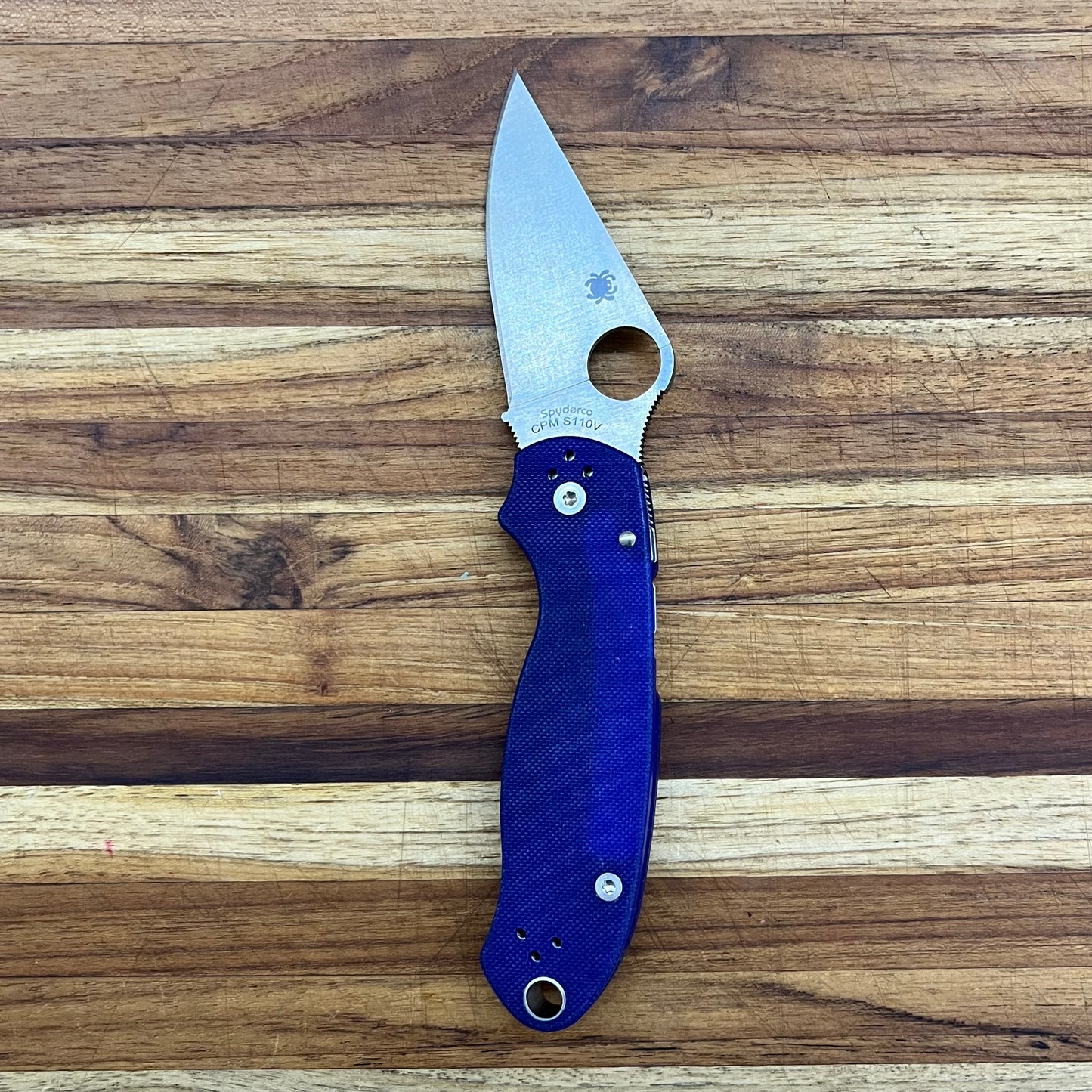 Spyderco C223GPDBL Paramilitary 3 Dark Blue CPM-S110V