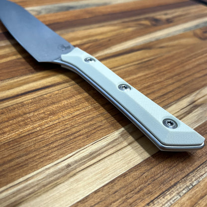 Microtech Culinary 6" Utility Knife w/ Ivory G10 Handle