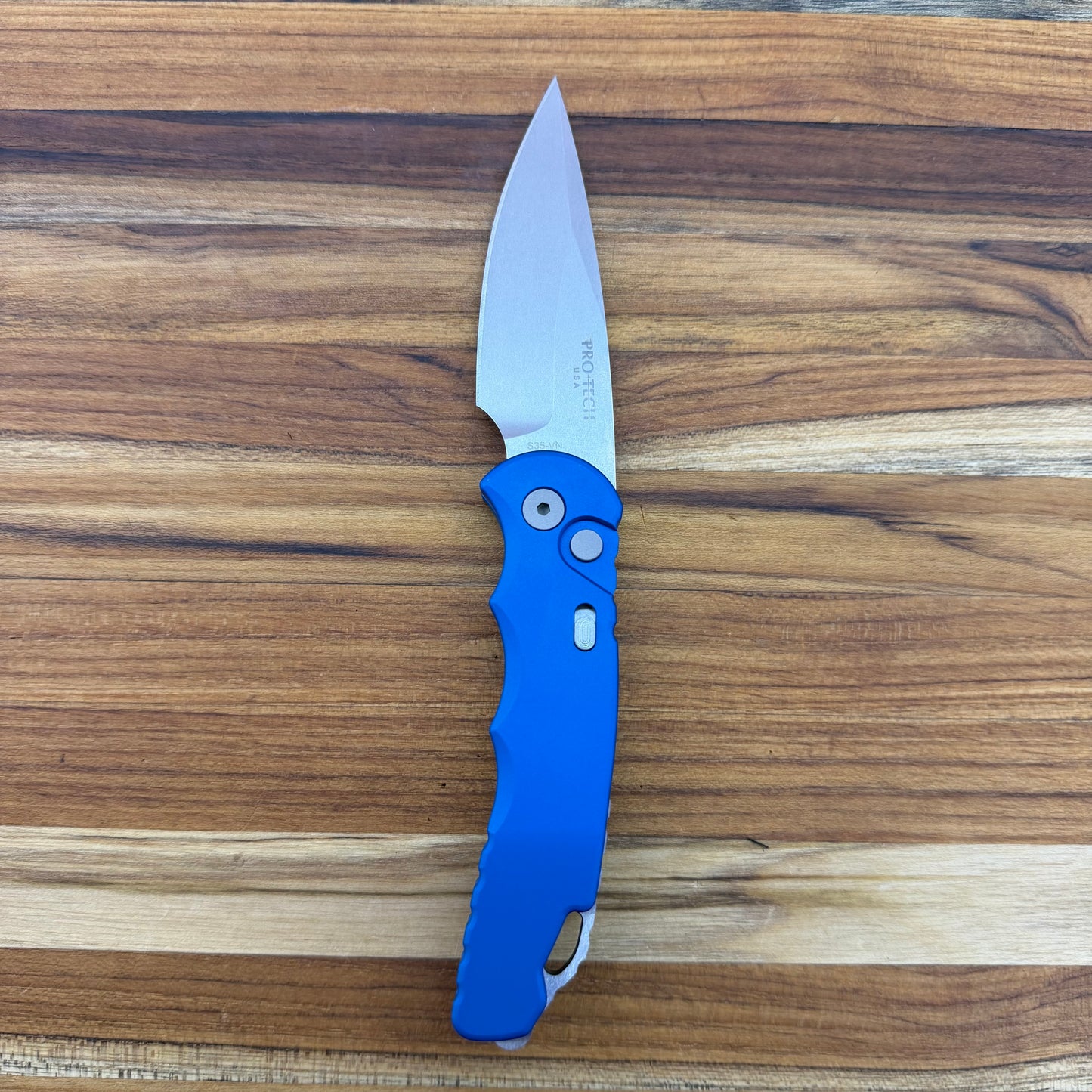 Pro-Tech TR-5 3.25" Auto w/ Blue Handle