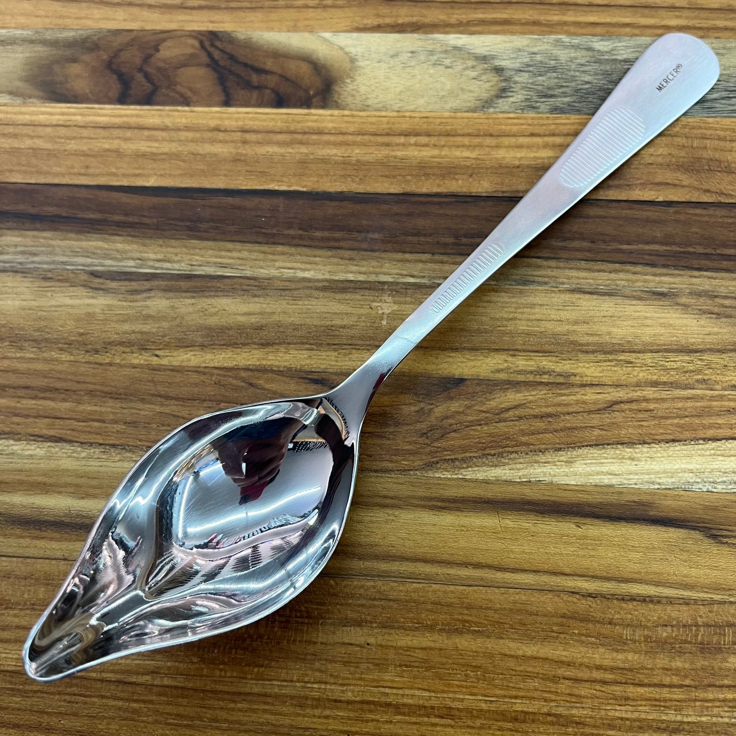 Mercer Tool 8.5" Satin Saucier Spoon w/ Spout