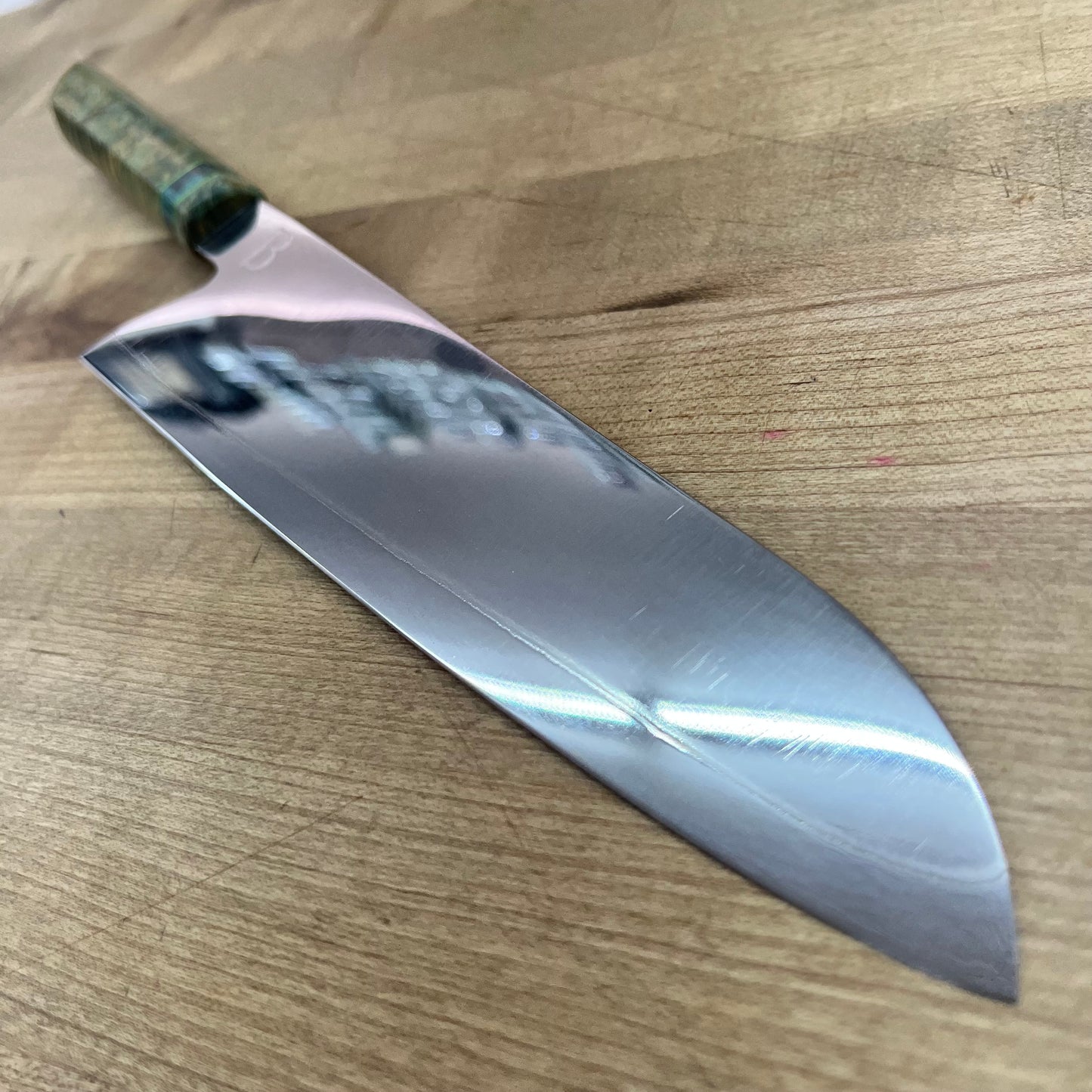 Baldwin Blades 225mm (9") Gyuto w/ Green Black Ash Handle