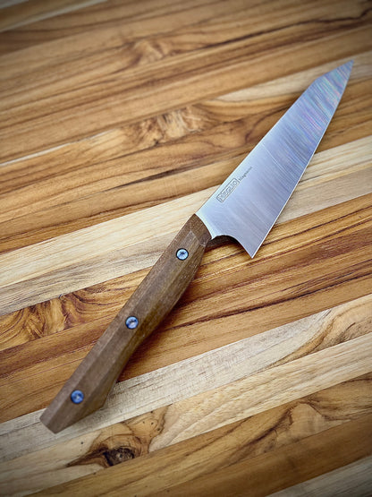 Meglio 5.25" Semi-custom Magnacut Petty with Congolese Birch Handles