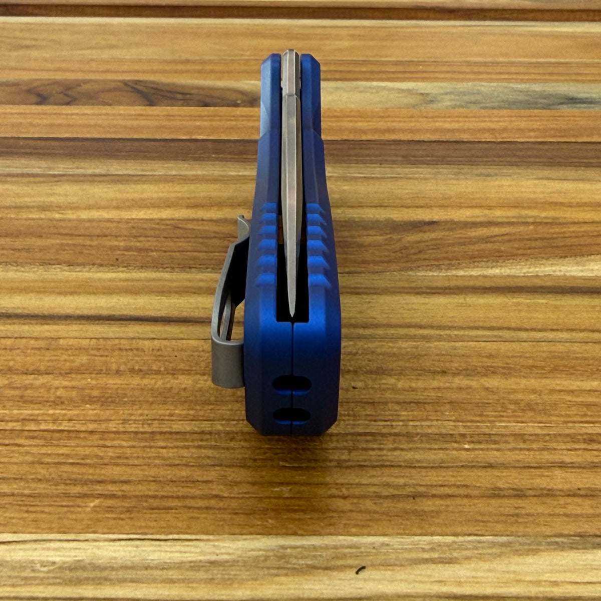 Pro-Tech Pallas 3.75" Auto w/ Blue Aluminum Handle