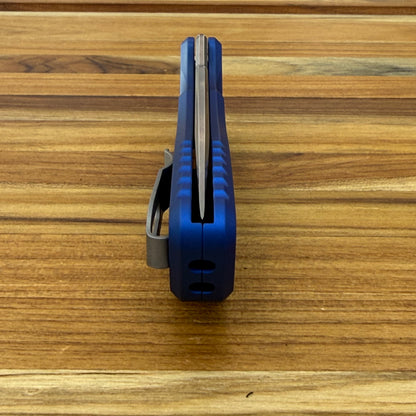Pro-Tech Pallas 3.75" Auto w/ Blue Aluminum Handle