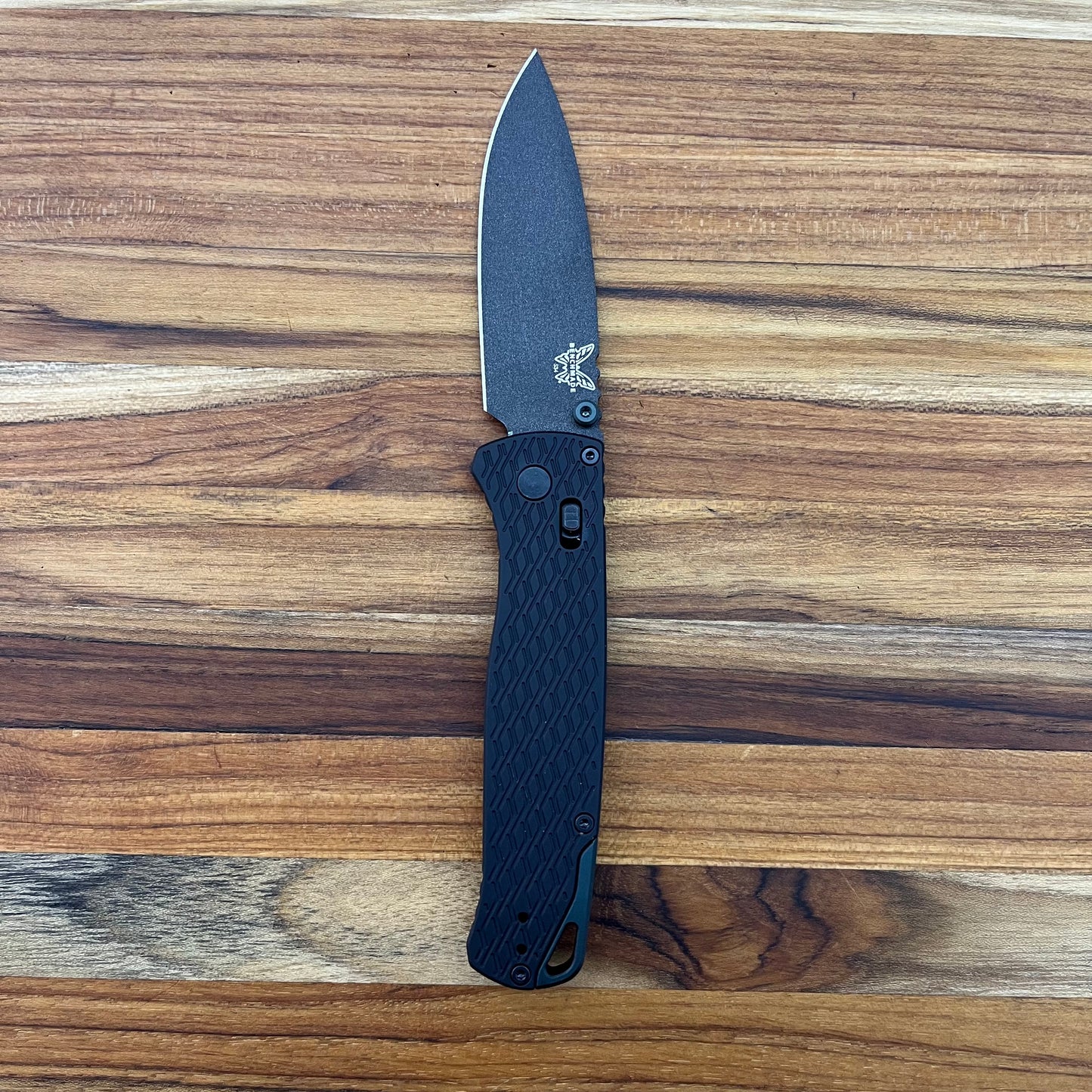 Benchmade Bugout Vapyr 3.25" Folding Knife w/ Black Milled Aluminum Handle